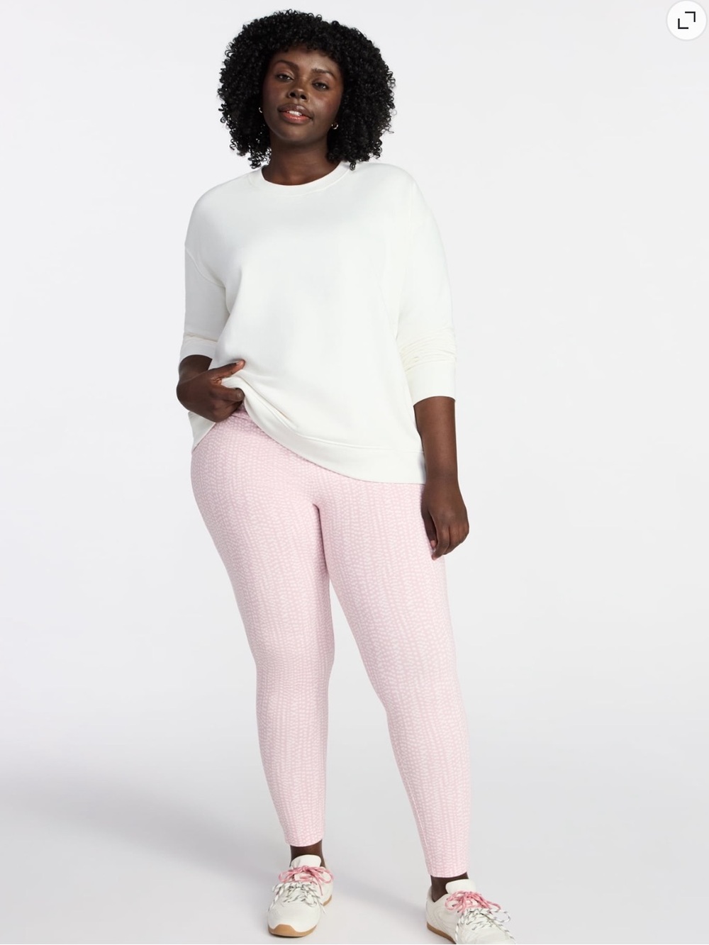 Terra & Sky Women's Plus High Waist Full Length Leggings